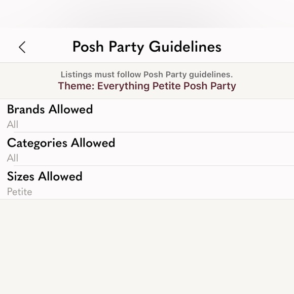 I’m Co-Hosting the “Everything Petite Posh Party” tonight at 7pm! - Picture 4 of 4